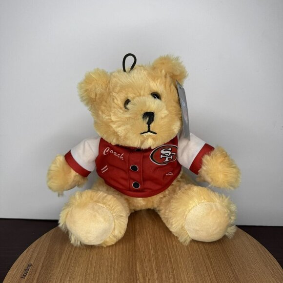 NFL San Francisco 49ers Coach Teddy Bear Plush Toy 12" - Picture 6 of 7